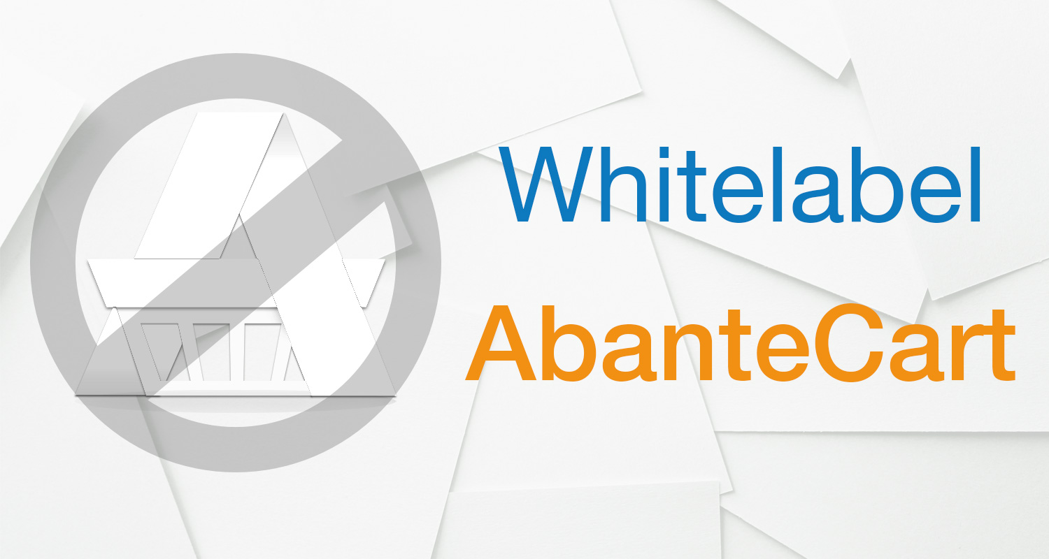 Whitelabel AbanteCart (Remove AbanteCart name)