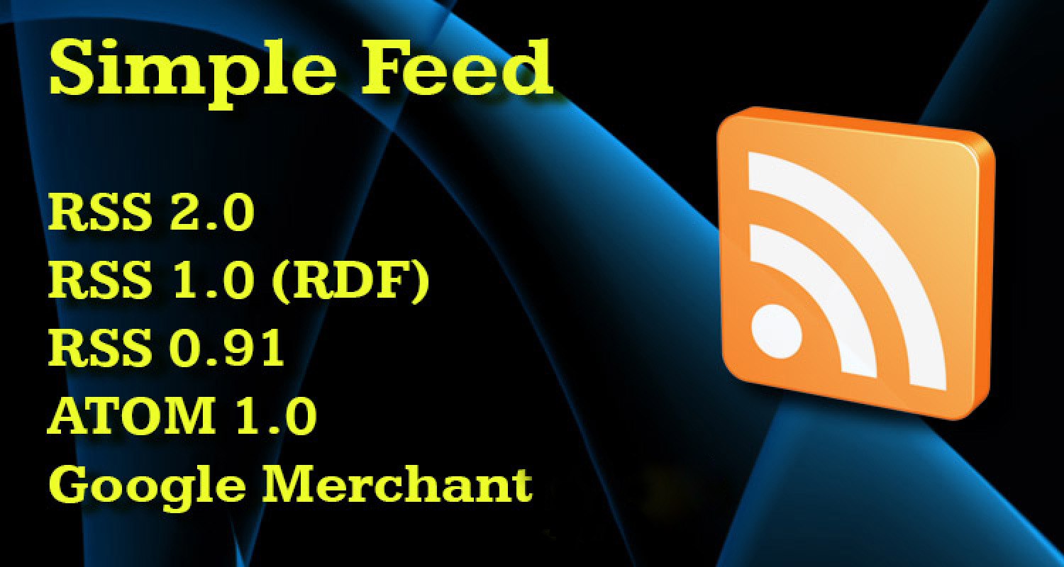 Web feeds: RSS RDF ATOM Google